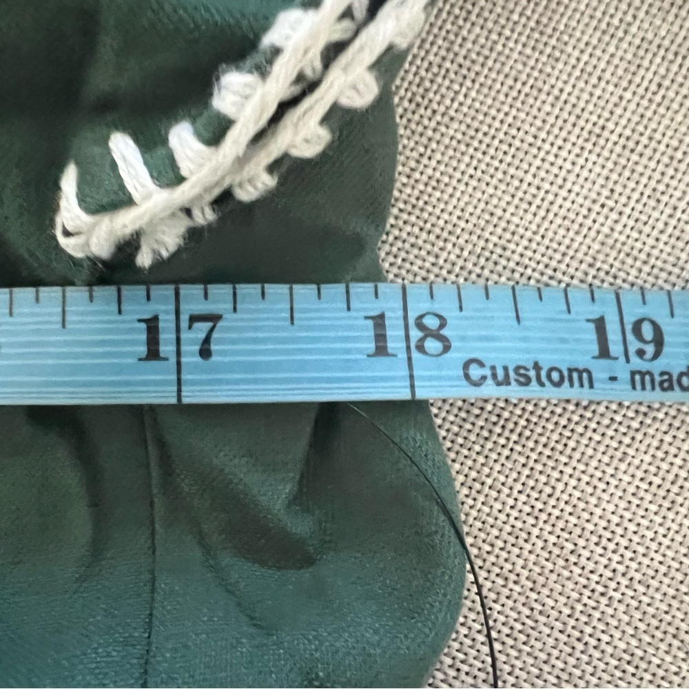 Tuckernuck Pomander place Finley flutter sleeve mini dress xs Green stitching - Picture 9 of 11